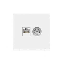 G071 Роз. 2-ная TV комп. RJ45 5Е "ARTGALLERY" лотос GAL1389 (5)  