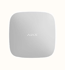 Контроллер систем безопасности 2G SIM, Ethernet 110-250 В до 2000м. белый Hub 2 Ajax