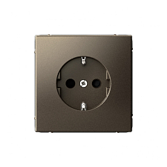 G128 Роз. с з/к с/ш 16А механизм "ARTGALLERY" мокко GAL0645 (10)  