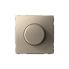 G048 Диммер поворотно-нажимной механизм 400Вт "ARTGALLERY" шампань GAL0523 (1)   