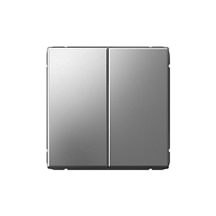 G107 Выкл. 2 кл 10А механизм "ARTGALLERY" сталь GAL0951 (5)   