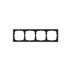 G088 Рамка 4-ная "ARTGALLERY" карбон GAL1004 (5)    