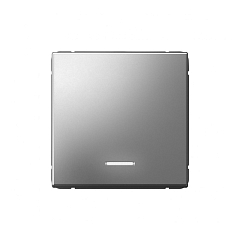 G106 Выкл. 1 кл с инд механизм "ARTGALLERY" сталь GAL0913 (5)   