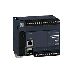 Компактный Базовый блок M221-24IO транзист источник Ethernet TM221CE24T