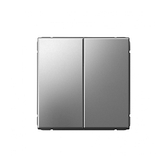 G120 Переключ. 2 кл механизм "ARTGALLERY" сталь GAL0965 (5)    