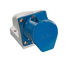 Стационарная розетка  113 2р+ре 16А 220В IP44 UNIT (10/60)