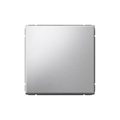 G021 Выкл. 1 кл кнопочный 10А механизм "ARTGALLERY" алюминий GAL0315 (5)  