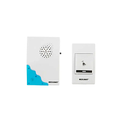 Беспроводной дверной звонок RX-1 32 мелодии 100м (белый) REXANT 73-0010