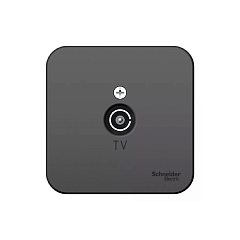 Коннектор ТВ о/у антрацит BLANCA