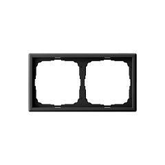 G086 Рамка 2-ная "ARTGALLERY" карбон GAL1002 (5)    