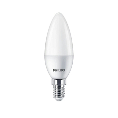 LED Лампа B35 "Свеча" Essential 6W 620lm 4000К E27 PHILIPS (12) NEW