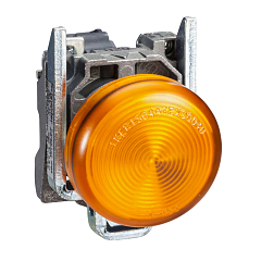 Сигнальная лампа 22 мм желтая XB4BV65