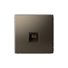 G133 Роз. комп. RJ45 6A механизм, "ARTGALLERY" мокко GAL0686 (5)  