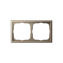 G039 Рамка 2-ная "ARTGALLERY" шампань GAL0502 (10)    