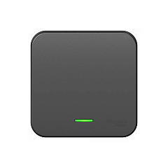 Выкл 1 кл о/у с подсв. 10А 250B антрацит  BLANCA       