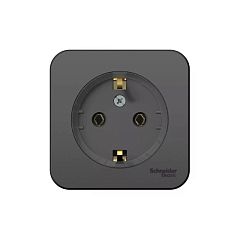 Роз. о/у с з/к 16А антрацит BLANCA